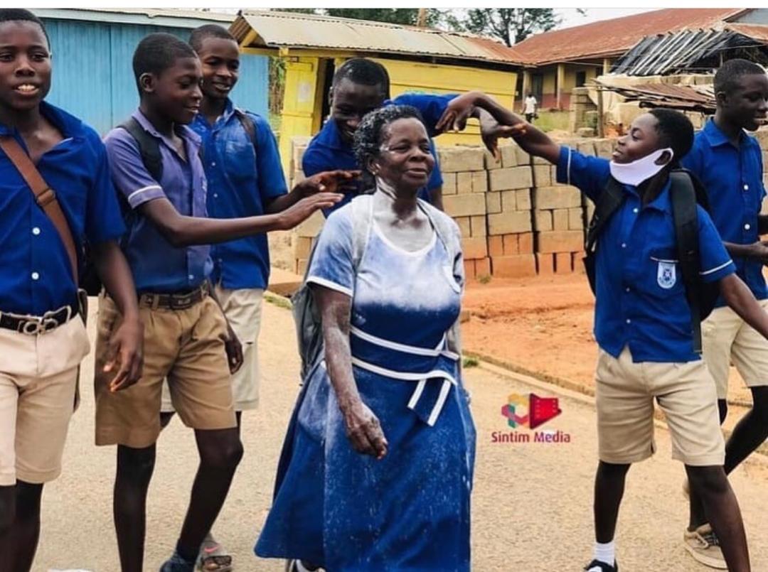 57-year-old student Elizabeth Yamoah wants to become a nurse