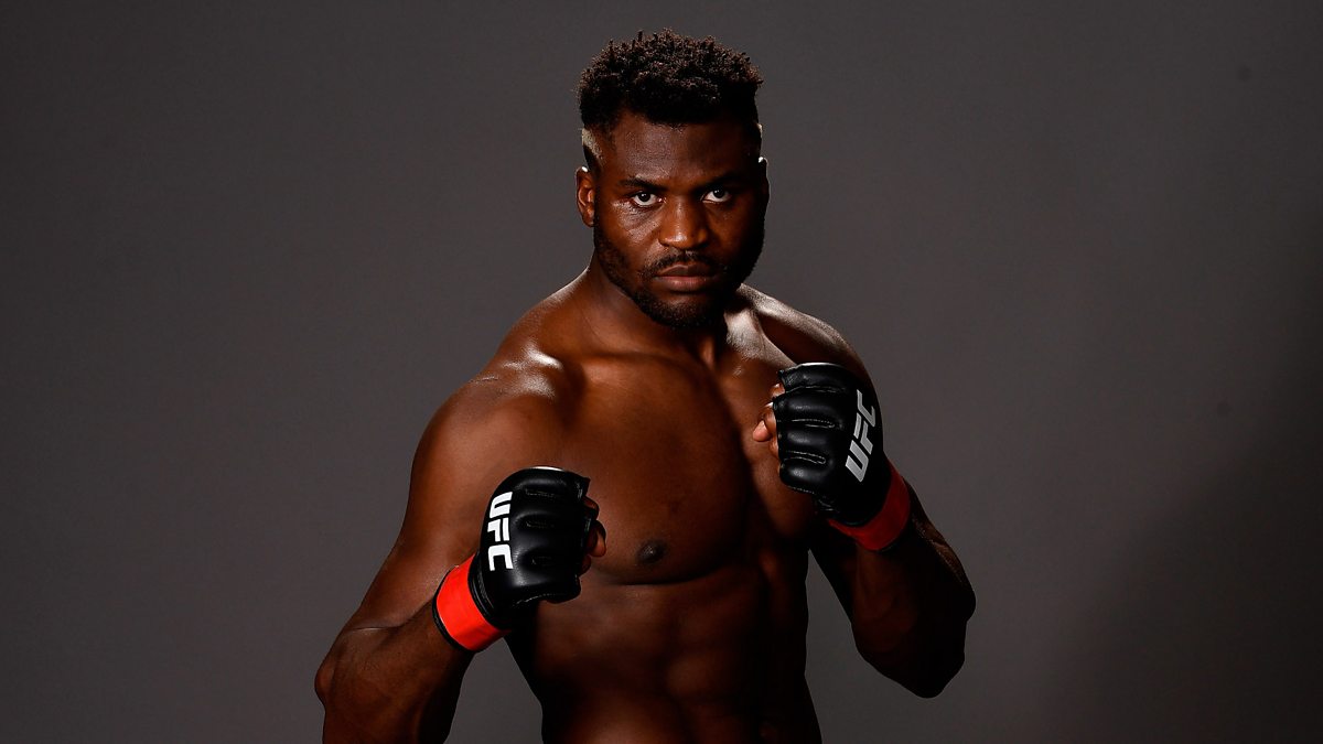 Francis Ngannou worked in a sand quarry when he was a little boy