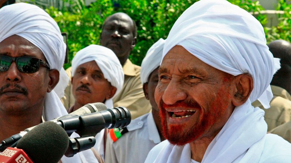 Sadiq al-Mahdi the last democratically-elected president of Sudan