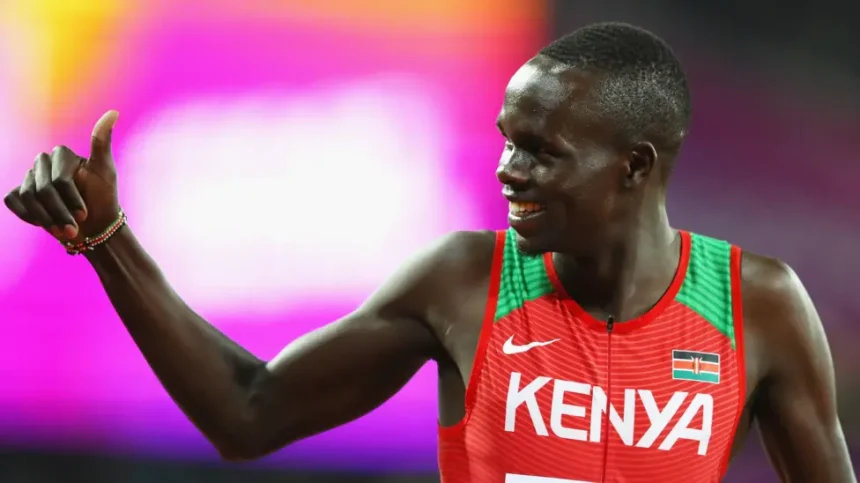 Kipyegon Bett won a bronze medal at the London 2017 World Championships but was handed a doping ban the following year