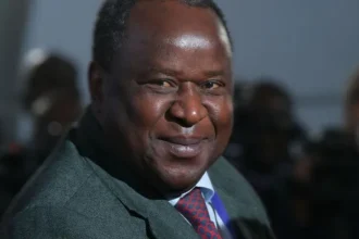 A smiling Tito Mboweni