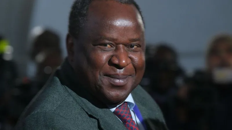 A smiling Tito Mboweni