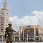 The front view of Kenya's Senate