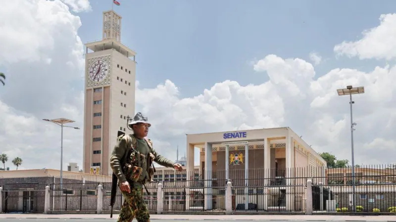 The front view of Kenya's Senate