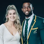 Siya Kolisi and his wife Rachel